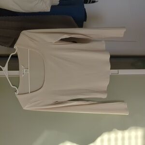 Athleta Signature Rib Square Neck Top - Women's Small